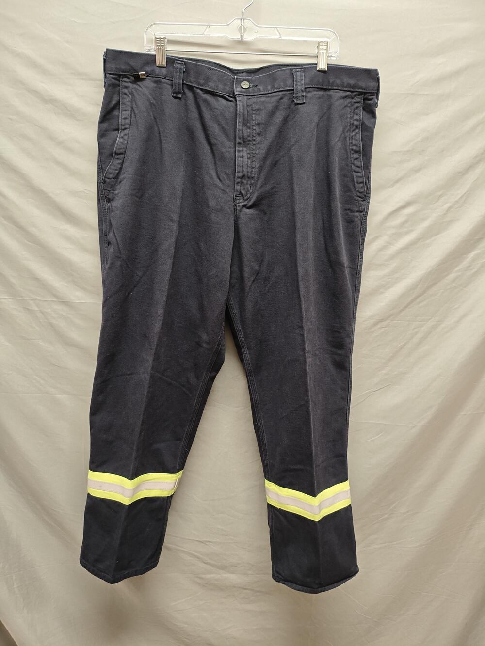 Carhartt FR Pants Mens 40x30 Navy Flame Resistant Reflective CAT 2 NFPA 2112